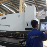 сенсорлық экран басқару cnc пресс тежегіші машина 6 ось 220T 4000MM мотор қуаты Siemens