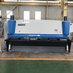 Пневматикалық материалды қолдайтын 3200 мм x 8 мм гидравликалық гильотинді кесу машинасы